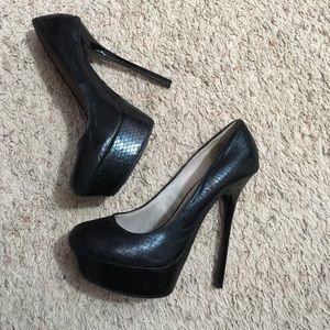 Mix no. 6 6 inch platform pumps size 10